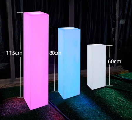 Светильник Колонна 45х110  питание от АКБ, RGB