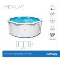Bestway 56566 BW Стальной бассейн Hydrium 300х120см, 7630л, песч.фил.-нас. 3028л/ч, лестн., тент, подст., попл.-доз. Bestway 56566 BW Стальной бассейн Hydrium 300х120см, 7630л, песч.фил.-нас. 3028л/ч, лестн., тент, подст., попл.-доз.