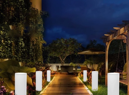 Светильник Цилиндр 40х80 питание от АКБ, RGB Светильник Цилиндр 40х80 питание от АКБ, RGB