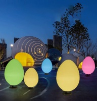 Светильник Яйцо 87х140 питание от 220, RGB Светильник Яйцо 87х140 питание от 220, RGB