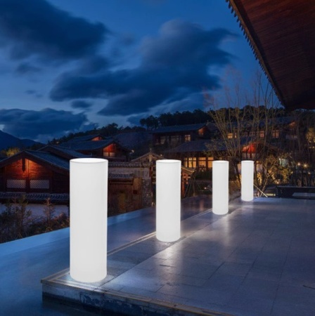 Светильник Цилиндр 25х36 питание от АКБ, RGB